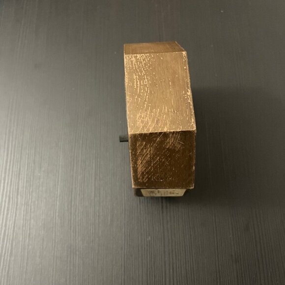 Antique Vintage Seth Thomas Wood Octagon 5 Inch Desk Clock - Picture 5 of 8